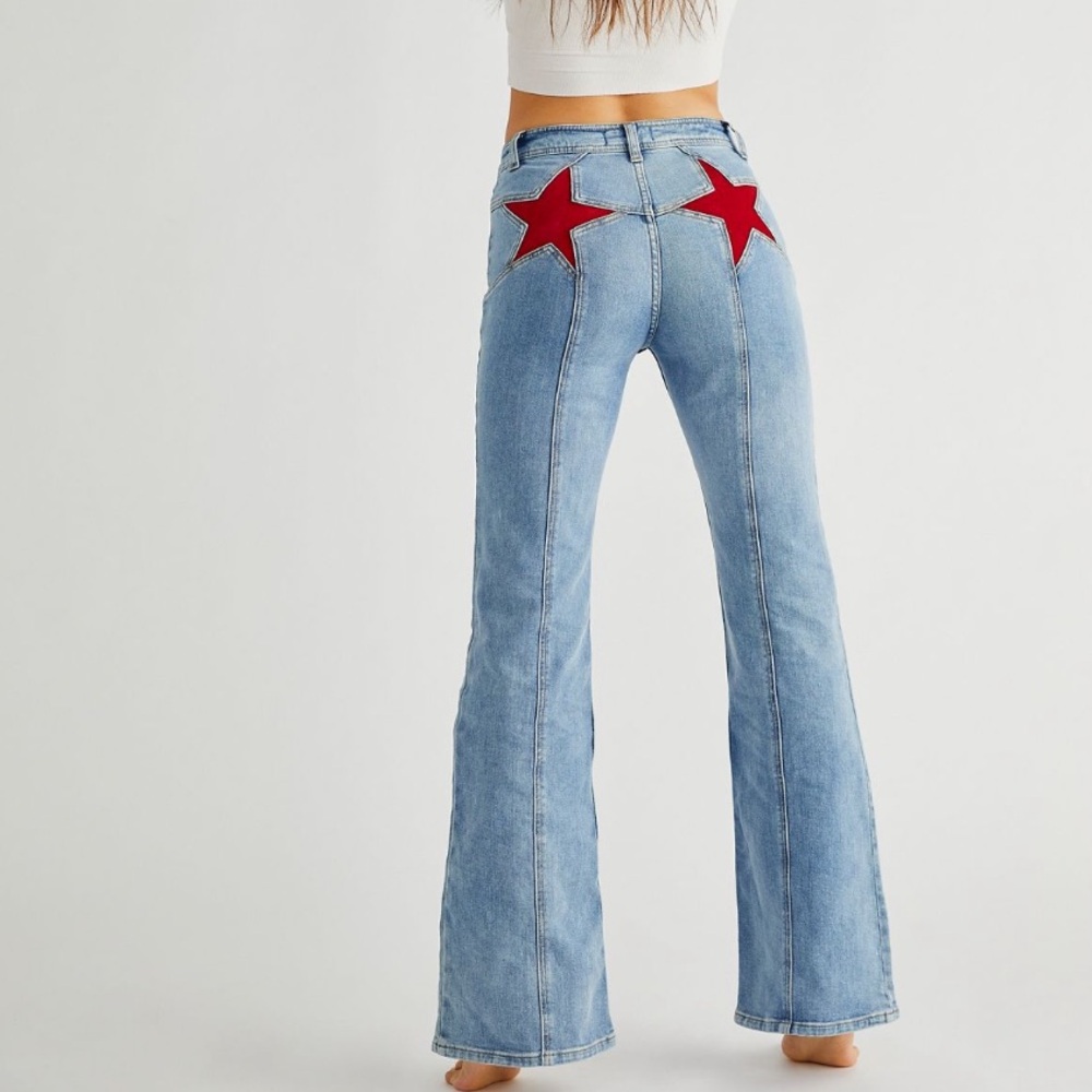 FREE PEOPLE FIRE CRACKER JEANS *PLEASE READ CAPTION*